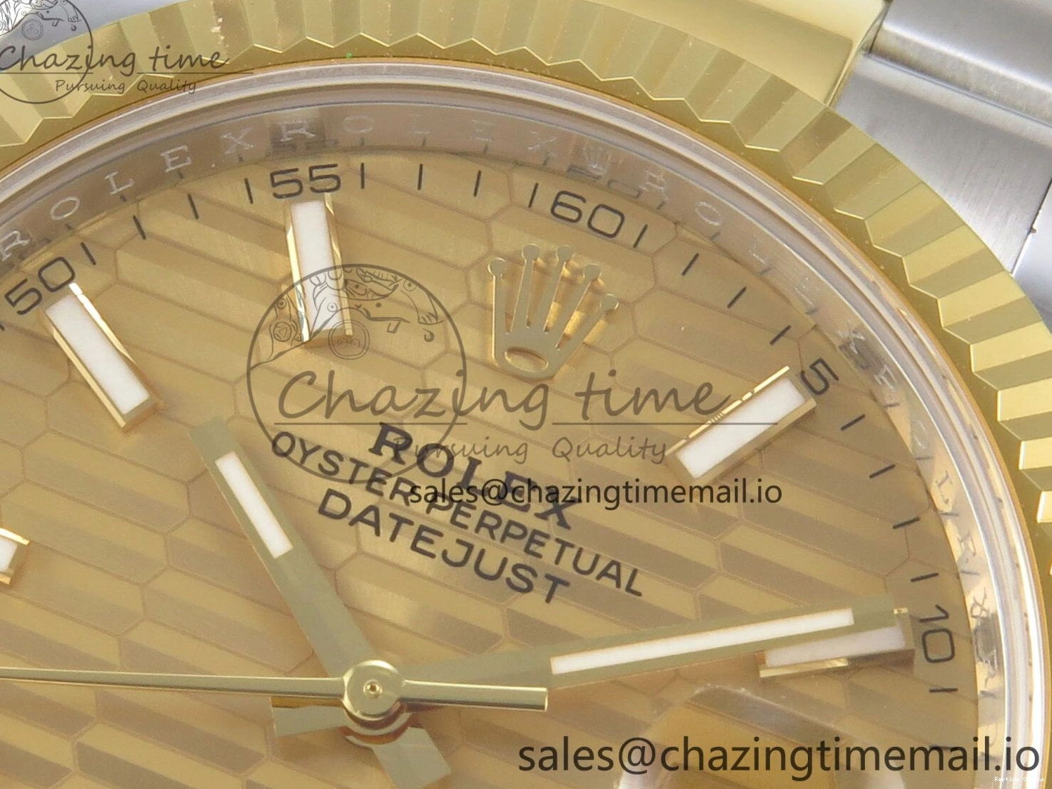 0521 DateJust 41 126333 SS YG ARF 1:1 Best Edition YG Texture Stick Dial on Oyster Bracelet SH3235 (Weighted) Efficient 209